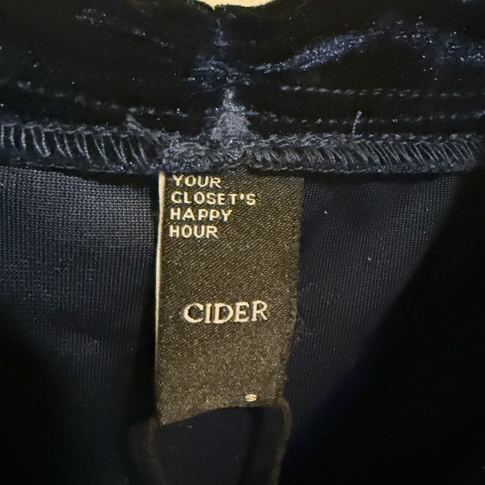 Cider Soft Solid Velvet Mini Dress - Picture 5 of 7